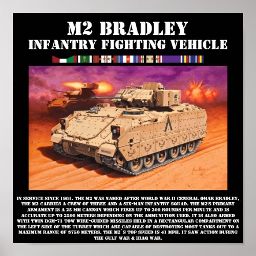 M2 Bradley Infantry Fighting Vehicle Print