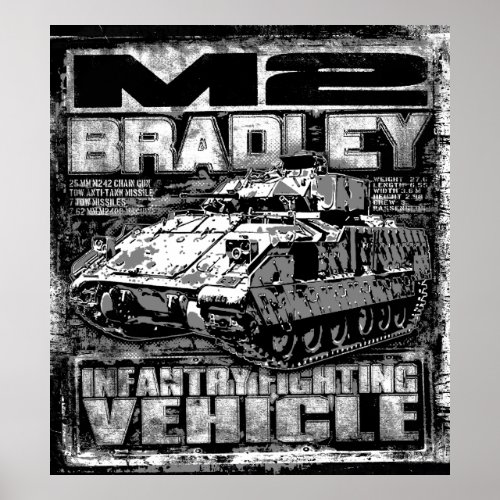 M2 Bradley Poster