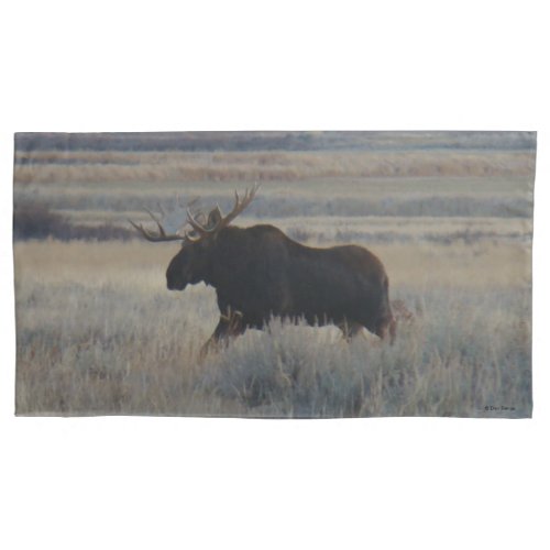 M2 Bull Moose on the Prairies Pillow Case