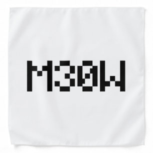 M30W [Leetspeak Animal Sounds] Bandana