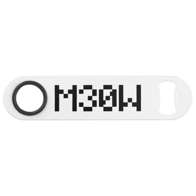 M30W [Leetspeak Animal Sounds] Bar Key (Front (Horizontal))