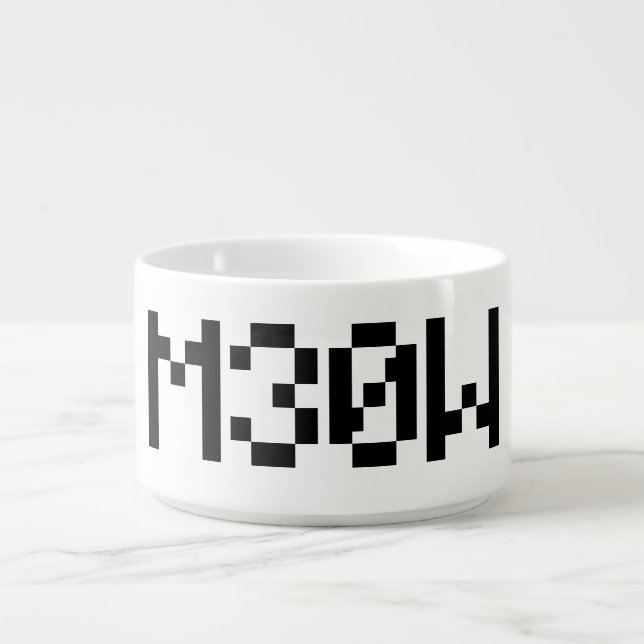 M30W [Leetspeak Animal Sounds] Bowl (Center)