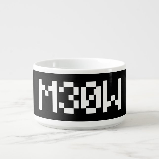M30W [Leetspeak Animal Sounds] Bowl (Center)