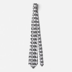 M30W [Leetspeak Animal Sounds] Neck Tie
