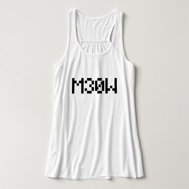 M30W [Leetspeak Animal Sounds] Tank Top (Design Front)