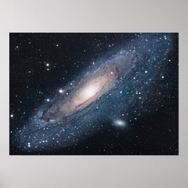 M31 Galaxy in Andromeda Poster (Front)