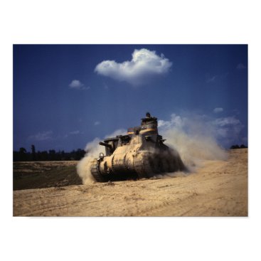 M3 Lee Tank Training - Fort Knox - 1942 Poster M3 Lee Tank Training - Fort Knox - 1942 Poster