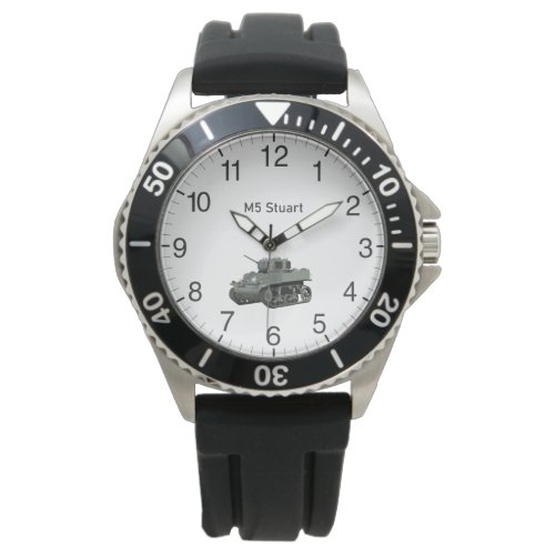 M3M5 Stuart American WW2 Tank Watch