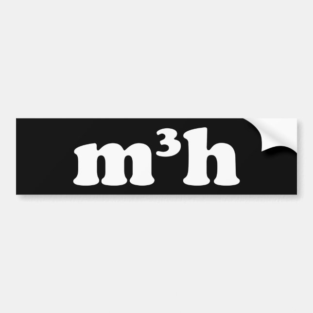 m3h bumper sticker (Front)