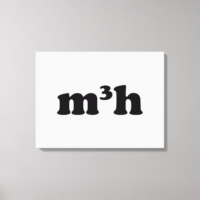 m3h canvas print (Front)