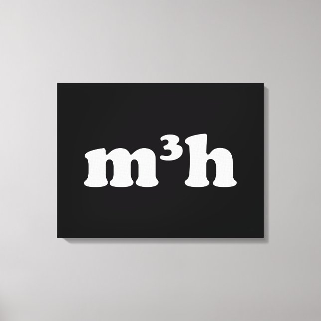 m3h canvas print (Front)