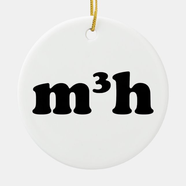 m3h ceramic ornament (Front)