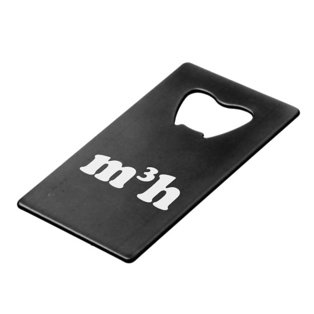 m3h credit card bottle opener (Front Angled)