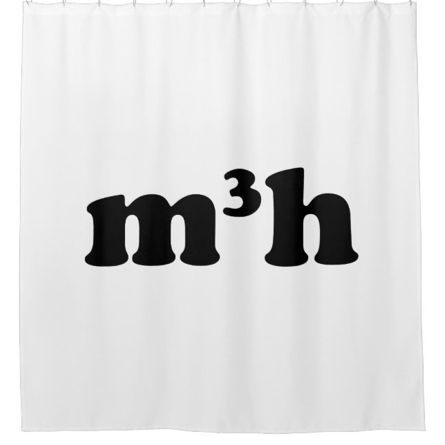 m3h shower curtain (Front)