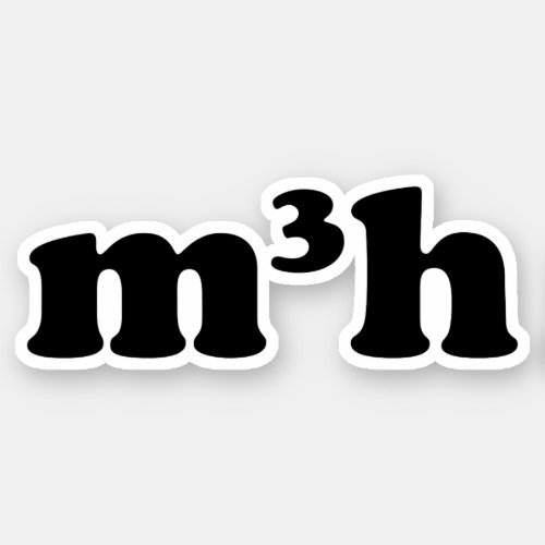 m3h sticker