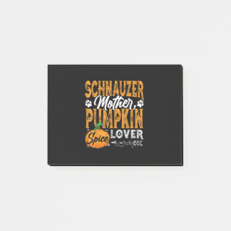M3SSS Miniature Schnauzer Dog gift Halloween Fall Post-it Notes