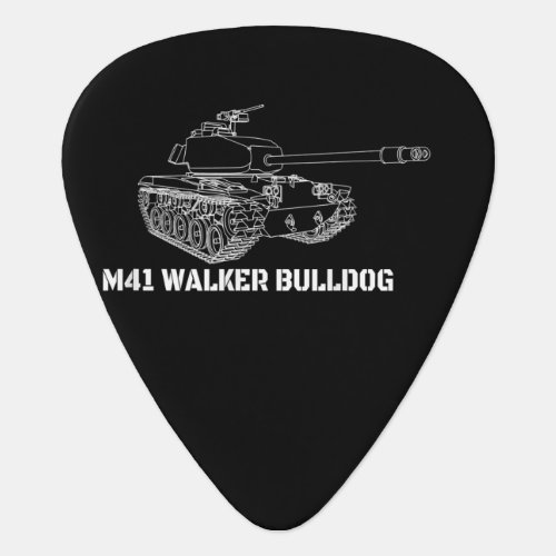 M41 Walker Bulldog American Light Army Tank Gift Guitar Pick