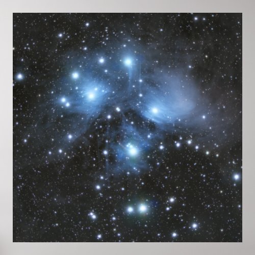 M45 Pleaides Cluster Poster