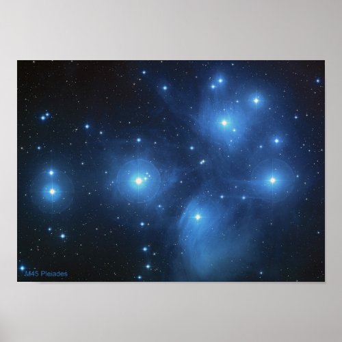 M45 the Pleiades Poster