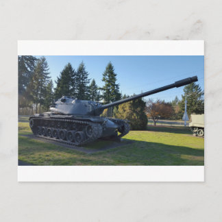 M48 Patton Tank Historic Military Vehicle Postcard