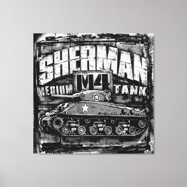 M4 Sherman Canvas Print (Front)