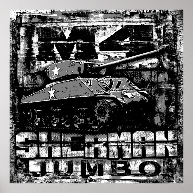 M4 Sherman Jumbo Poster (Front)