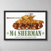 M4 Sherman World War Two American Medium Tank WWII