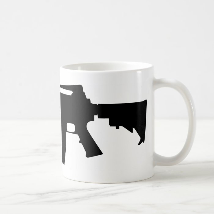 M4 Silhouette Coffee Mugs