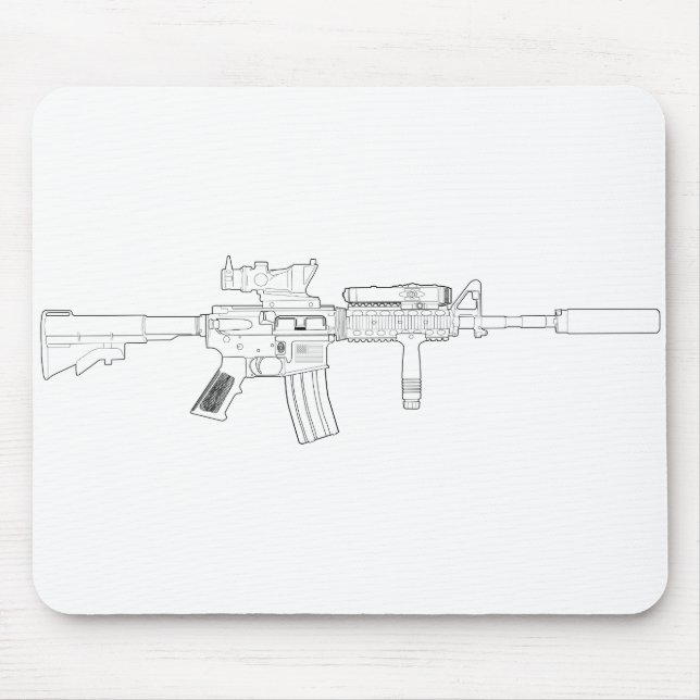 M4 SOPMOD Mousepad (Front)