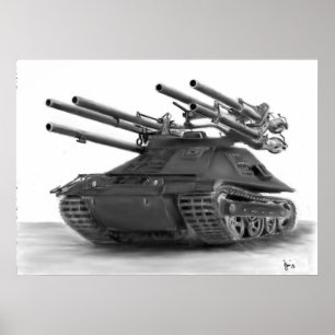 M50 Ontos tank picture Poster