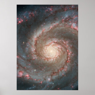 M51 Colossal Poster - Whirlpool Spiral Galaxy