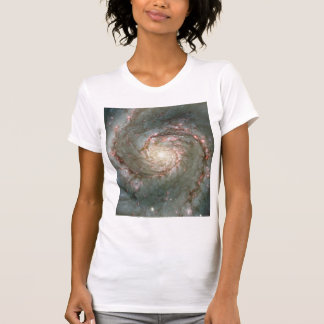 M51 Ladies Sheer V-Neck (Fitted) Astronomy gift T-Shirt