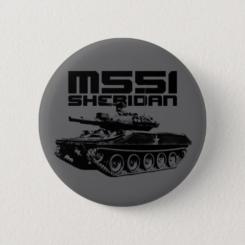 M551 Sheridan Pinback Button