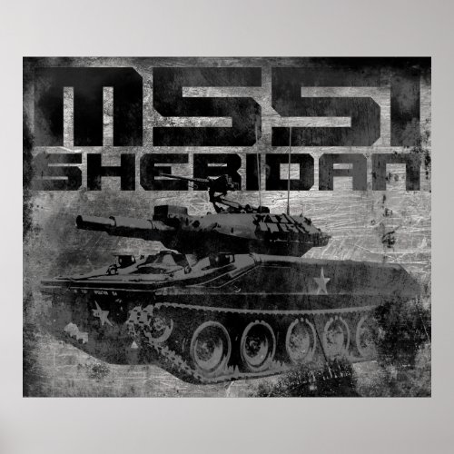 M551 Sheridan Poster