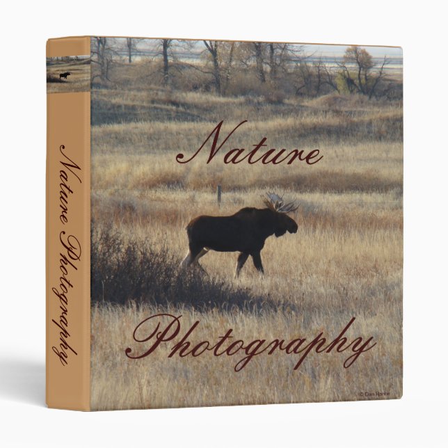M5 Bull Moose 3 Ring Binder (Front/Spine)