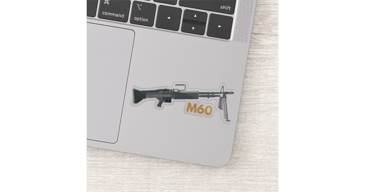 M60 American Machine Gun Sticker