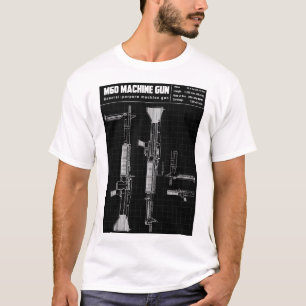 M60 MACHINE GUN DIAGRAM T-Shirt