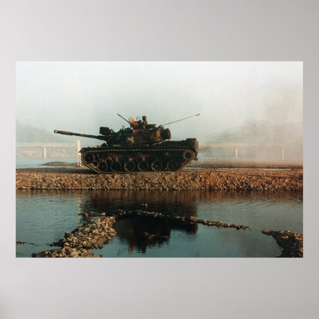 M60 Patton Main Battle Tank Poster (Front)