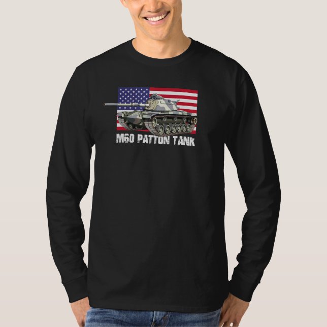 M60 Patton Tank American Usa Flag (Front)
