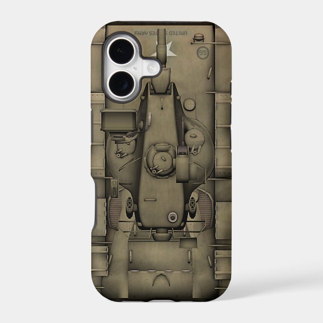M60A2 Tank Iphone Case (Back)