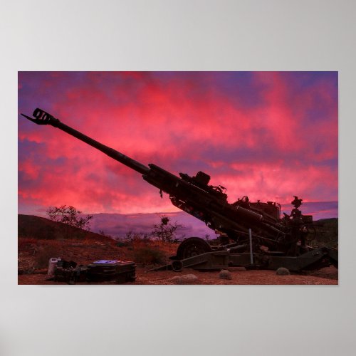 M777_A2 Howitzer Poster