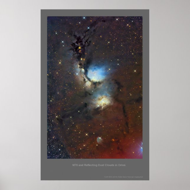 M78 Reflection Nebula in Orion Poster (Front)