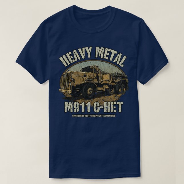 M911 CHET Heavy Metal 1977 T-Shirt (Design Front)