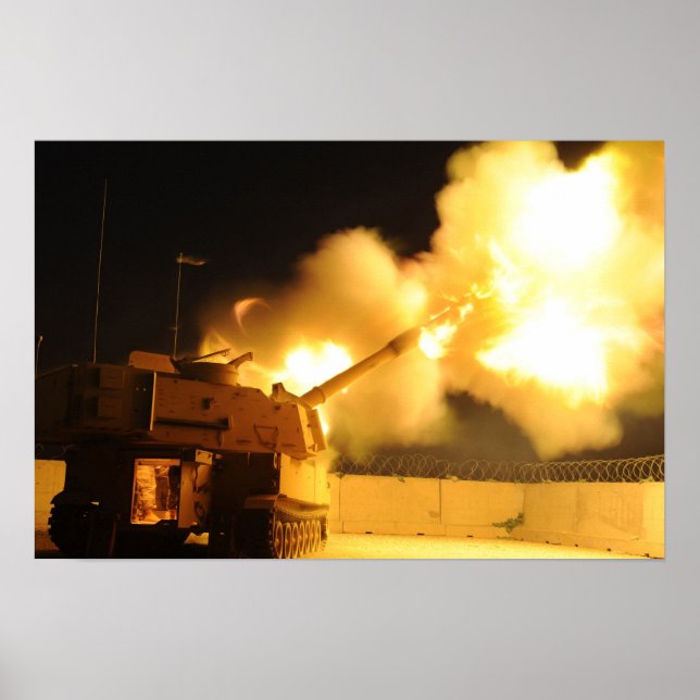 M-109A6 Paladin Poster (Front)