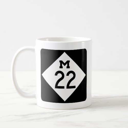M_22 Michigan highway Coffee Mug