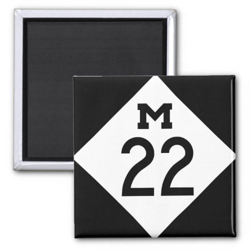 M_22 Michigan highway Magnet