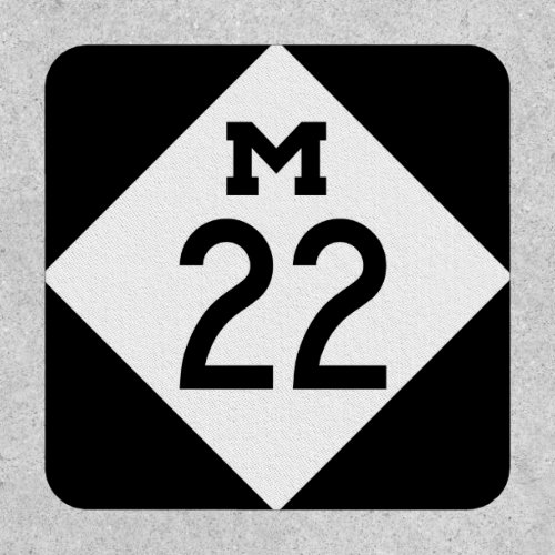 M_22 Michigan highway Patch