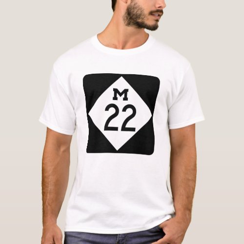 M_22 Michigan highway T_Shirt