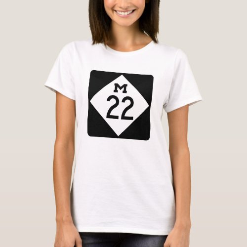 M_22 Michigan highway T_Shirt