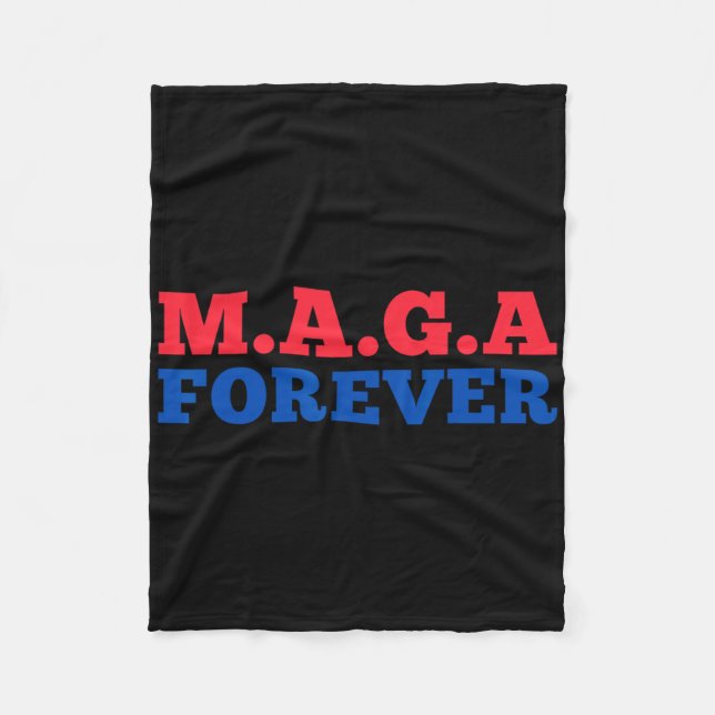 M.a.g.a. Forever  Fleece Blanket (Front)